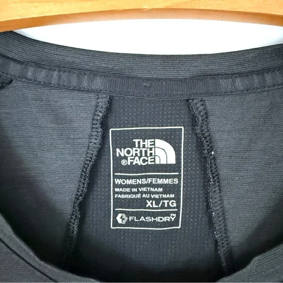 The North Face Women’s FlashDry Active Performance Tee – Charcoal Gray XL - Picture 4 of 13